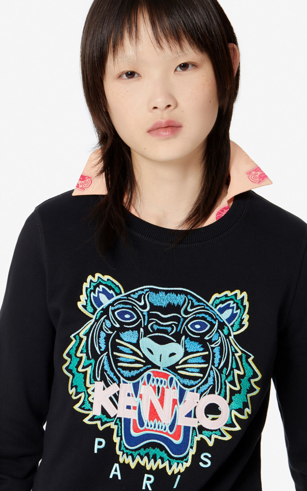 Kenzo Tiger Sweatshirt Dame - Sort DK-303903